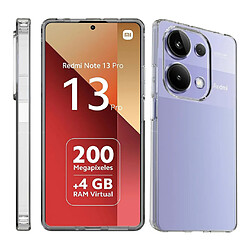 Htdmobiles Coque pour Xiaomi Redmi Note 13 Pro 4G / Poco M6 Pro 4G - housse etui silicone gel fine + film ecran - TRANSPARENT TPU