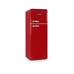 Acheter Réfrigérateur combiné 55cm 211l rouge - scdd208vr - SCHNEIDER