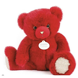 Doudou et Compagnie Peluche ours collection rouge - 30 cm