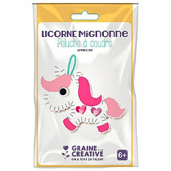 Graines Creatives 2 kits peluches à coudre - Licorne Mignonne