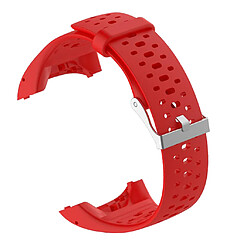 Acheter Bracelet ajustable en silicone pour montre de rechange pour Polar M400 M430 Rouge