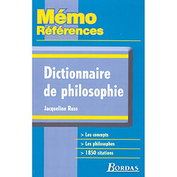 Dictionnaire de philosophie - Occasion