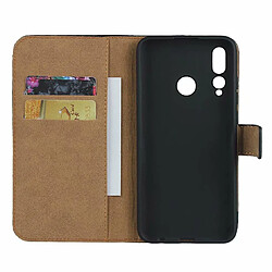 Wewoo Housse Coque Etui à rabat horizontal en cuir pour Huawei P Smart 2019 / Nova 3 Lite / Honor 10 Liteavec boucle magnétique et support et logements cartes et porte-cartes Noir pas cher