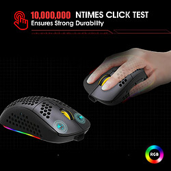 Yonis Souris Gamer Sans Fil RGB Trois Modes