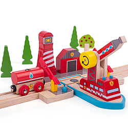 Bigjigs Rail Ensemble ferroviaire de sauvetage en mer