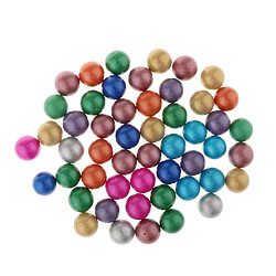 lot de 90 billes billes de verre pour jeu de dames chinois multicolores