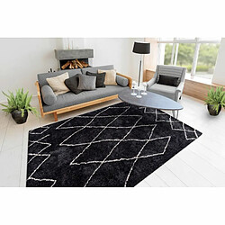 Paris Prix Tapis Motif Géométrique Orlando Anthracite 120 x 170 cm