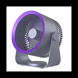 Ventilateur Électrique 4000mAh Ventilateurs de Support De Circulation d'Air Rechargeables Ventilateur de Camping De Refroidissement d'Été Climatiseur Portable, Gris