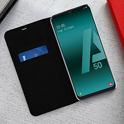 Avis Avizar Housse Samsung Galaxy A50 Étui Porte-carte Coque Rigide Antichocs noir