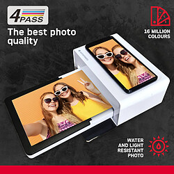 Avis AGFA PHOTO Pack Imprimante Realipix Moments + Cartouches et papiers 40 photos supplémentaires - Impression Bluetooth Photo 10x15 cm Smartphone Apple et Android, 4Pass Sublimation Thermique - Blanc - Blanc