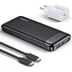 SANAG Kit Di Ricarica Portatile Batteria Esterna Da 10000 Mah Con Caricatore Rapido Da 20 W, Cavo Usb-C E Doppia Porta Usb C In&Out, Compatibile Con Iphone, Samsung, Ipad, Xiaomi E Altri.