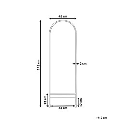 Avis Beliani Miroir JARNAGES Métal Blanc