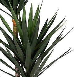 BigBuy Home Plante décorative Polyéthylène Fer Ciment yucca 30 x 30 x 250 cm