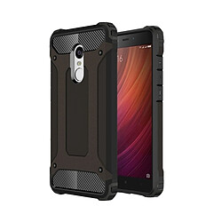 Wewoo Coque renforcée noir pour Xiaomi Redmi Note 4 Armure Tough TPU + PC Combinaison