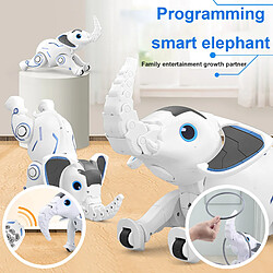 Robot jouet télécommande éléphant robotique programmation RC voix de robot interactif