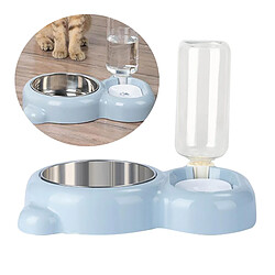 Avis Distributeur Automatique De Bol D'eau De Nourriture Pour Chat De Chien Automatique Bleu