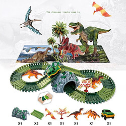 Avis Universal 144 pièces Dinosaur World Racing Track Set Jouets