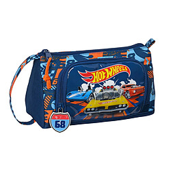 Trousse d'écolier Hot Wheels Speed club Orange Blue marine (20 x 11 x 8.5 cm)