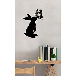 EPIKASA Décoration Murale en Métal Lapin pas cher