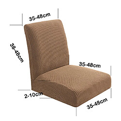 Acheter Spandex Stretch Couvre-tabouret de bar, couverture légère, dossier bas