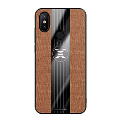 Wewoo Coque Souple Pour Xiaomi Mi 6X / A2 XINLI étui de protection TPU antichoc Texture Brown