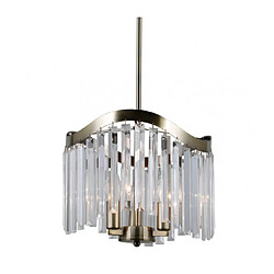 Luminaire Center Suspension Sabrig 3 ampoules Bronze antique