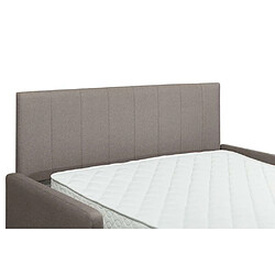 Avis Inside 75 Canapé compact convertible avec tête de lit PLAZA matelas 16cm système express 160cm tweed taupe