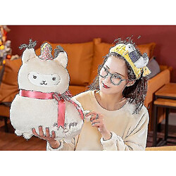 Universal 40 cm alpaca longue poupée en peluche mignon animal poupée moelleuse coussin en peluche moelle