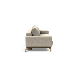 Avis Inside 75 Canapé design IDUN convertible lit 200*140 cm tissu bouclé beige