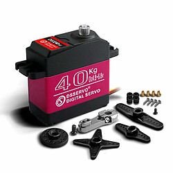 DS3240 6V 40KG Servomoteur avec cames 25T pour camion robotisé Baja Car Modèle 1/10 (180 degrés)