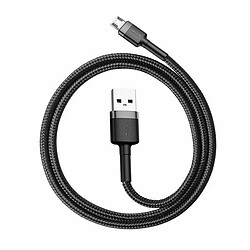 Câble USB vers micro USB Baseus CAMKLF-BG1 Blanc Noir 1 m