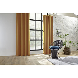 Atmosphera, Createur D'Interieur Rideau occultant Louisa - 140 x 260 cm - Jaune Ocre