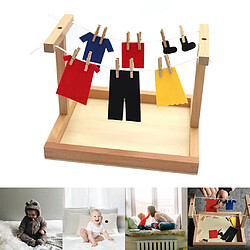 Acheter Montessori Planche Occupé pour Les Tout-petits En Bois Jouets Sensoriels Activités pour Tout-petits pour la Motricité Fine Voyage Jouet Jouets