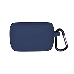 Coque en silicone avec boucle anti-perte bleu nuit pour votre Jabra Elite 3