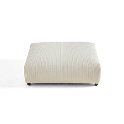 Avis Lisa Design Garance - grand pouf modulable - en velours côtelé