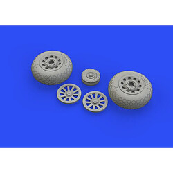 P-51D wheels diamond tread 2 for Eduard - 1:48e - Eduard Accessories