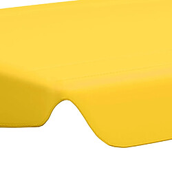 Acheter vidaXL Toit de rechange de balançoire Jaune 150/130x105/70 cm