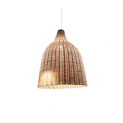 Ideal Lux Suspension Haunt 1 ampoule Osier Bois