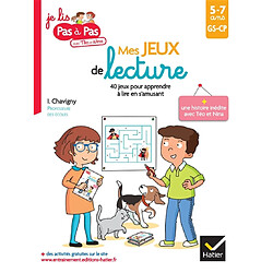 Mes jeux de lecture GS-CP, 5-7 ans : 40 jeux pour apprendre à lire en s'amusant