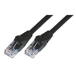 MCL Cordon de brassage RJ45 CAT 6 U/UTP - 3m Noir