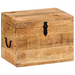 vidaXL Boîte de rangement 39x28x31 cm Bois massif d'acacia