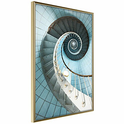 Paris Prix Affiche Murale Encadrée Golden Ratio 20 x 30 cm Or