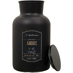 Avis The Home Deco Factory Bougie parfumée noire mat Alchimiste 14.5 x 26 cm.