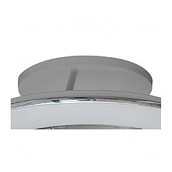 Acheter Luminaire Center Plafonnier ventilateur Alisio Argent, blanc 1 ampoule 16,5cm