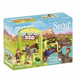 Playmobil® Spirit Riding Free - La Mèche et Monsieur Carotte avec box