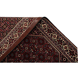 Avis Vidal Tapis de couloir en laine 409x85 rouge Bidjar