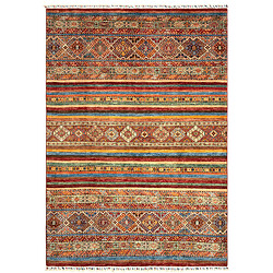 Vidal Tapis de laine 244x169 rouge Torkman