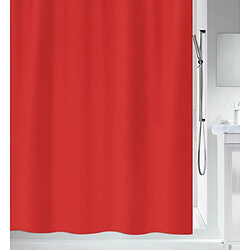 Spirella Rideau de douche Polyester PRIMO 180x200cm Rouge