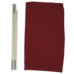 Mendler Housse de protection Meran pour parasol jusqu'à 5 m, gaine de protection avec zip ~ bordeaux pas cher