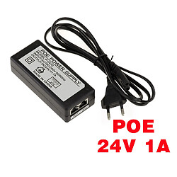 Kalea-Informatique Alimentation externe AC DC - POE 24V 1A Power Over Ethernet Power Over Ethernet